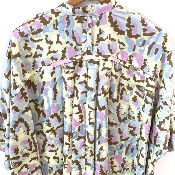 (A55) Free People Intimately Goddess Sleep Shirt in Soft Lime Combo, Sz S, NWT - Picture 7 of 9